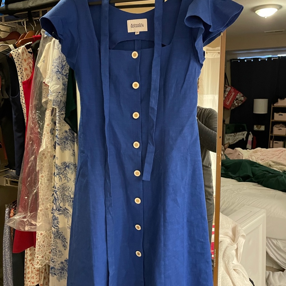 LINEN DRESS - Picture 2 of 6